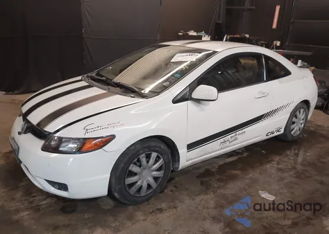 2007 Honda Civic Lx z USA, uszkodzony, nr VIN 2HGFG126X7H503233